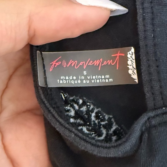 Free People FP Movement Prima One Piece Shortsie in Black - Picture 5 of 5